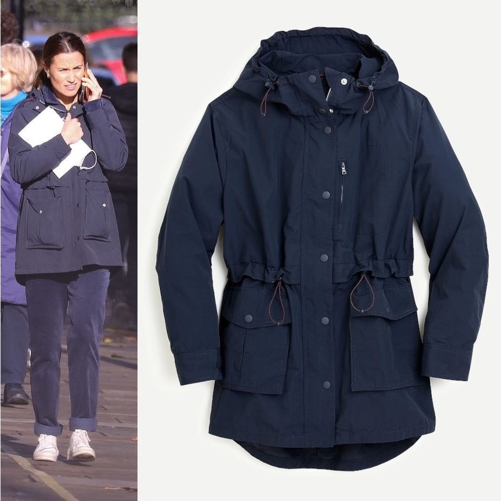 J. Crew Navy Blue Perfect Lightweight Jacket - Picture 2 of 15